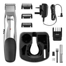 Barbeador Elétrico Cabelo Wahl Grossman 9916-1008 - Recarregável - Prata