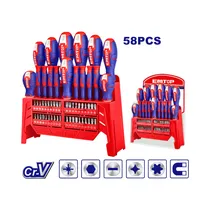 Kit de Destornillador Con Puntas Emtop ESST5802 58 Piezas