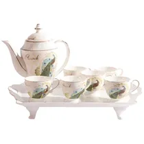 Conjunto de Porcelana para Cha e Café 8PÇ.