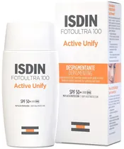 Protetor Solar Facial Isdin Foto Ultra 100 Active Unify SPF50 - 50ML