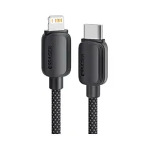 Cable Essager ES-X46 USB-C A Lightning 2M Negro