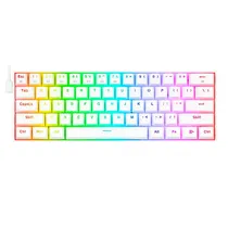 Teclado Redragon K530W-RGB Draconic Mec. s/F Usa W K530W-RGB White