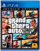 Jogo Gta 5 Grand Theft Auto Premium Edition - PS4