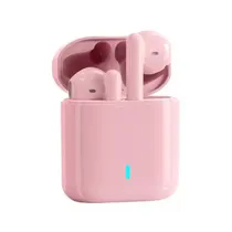 Fone de Ouvido Estéreo Sem Fio Keen V77 com Bluetooth - Rosa