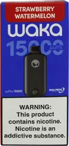 Vape Descartável Waka Strawberry Watermelon - 15000PUFFS
