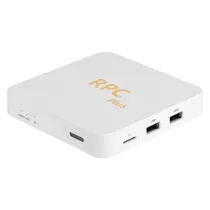 TV Box RPC Plus 8K - 64/512GB - Wi-Fi - 5G - Branco - F.T.A
