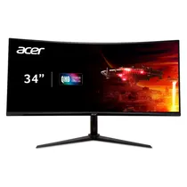 Monitor Gamer Acer Nitro XZ342CU 34" Uwqhd Ultrawide Curvo 1280HZ Hdmidp-Preto