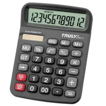 Calculadora Truly 836B-12 12 Digitos Pequeno