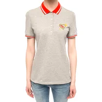 Camiseta Tommy Hilfiger Polo Feminina WW0WW17914-039 XL Cinza