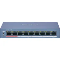 Switch Ethernet Hikvision DS-3E0109P-e/M 8 Portas - Celeste