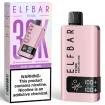 Pod Descartável Elfbar Te 30K Sour Lush Gami 30.000 Puffs