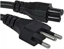 Cabo de Forca p/ Notebook 0.80M Ponta Tripla Brasil  Cabo de For...