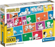 Quebra-Cabeça Peanuts Clementoni - 39803 (1000 Pçs)