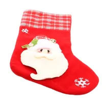 Bota Natalina Xadrez com Papai Noel