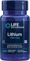Life Extensión Vitamina Lithium 1000MCG 100 Caps Plastico Azul