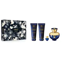 Kit Perfume Versace Dylan Blue - Eau de Parfum - Feminino - 100ML + 100/100ML + 5ML