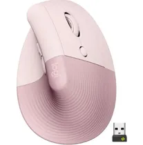 Mouse BT Logi Lift 910-006472 Vertical Silent Rosa