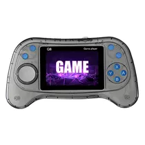 Console Portátil Q8 800 Jogos - Preto Transparente