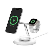 Base de Carga Inalámbrico Belkin WIZ023VF 3 En 1 Blanco