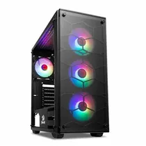 Redragon Gabinete GC-606BK-3RGB Wheeljack Negro