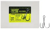 Garateia Marine Sports Treble Hook 1/0 com 100 Pçs
