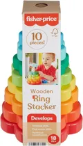 Fisher Price Piramide de Aneis de Madeira HXT77