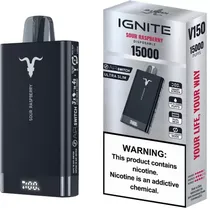 Ignite Vaper Desechable V150 Pro 15000PUFFS 15000PUFFS Sour Raspebery