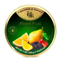 Caramelos Cavendish & Harvey Mixed Fruit Drops 200G