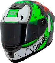 Capacete para Moto Axxis Hummer s Melkor D6 - Tamanho XL (61-62) - Gloss Green