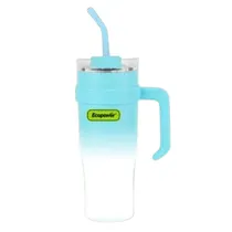 Copo Térmico Ecopower EP-G105 1,2L - Turquesa/Branco