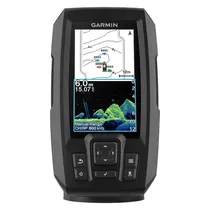 GPS Garmin Striker Vivid 4CV + Transdutor GT20 010-02550-01 para Pesca - Preto