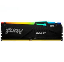Memória Ram Kingston Fury Beast RGB 8GB DDR5 5600 MHZ - Preto (KF556C40BBA-8)