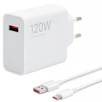 Carregador Xiaomi 120W Hypercharge Combo MDY-14-Ee USB de 120 Watts + Cabo USB-C