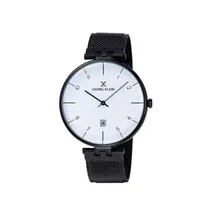 Relógio Analógico Daniel Klein Fiord DK11890-6 Masculino, Metal - Preto e Branco