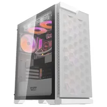 Gabinete Gamer Darkflash DK361 ATX / 4 Cooler / Argb - Branco