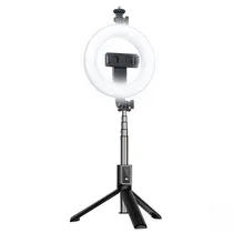 LED Iluminador Ring Light Xo XO-SS12 com TriPode / Bluetooth - Preto