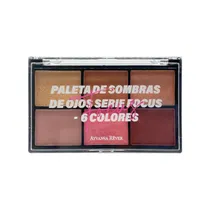 Paleta de Sombras Ayvanna Serie Focus 6 Colores 01 Raspberry Red 1.5GR