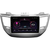 Autoradio para Hyundai Tucson 2018/19 Hetzer H-Pro 4G 9" Bluetooth + Câmera de Ré - Cinza