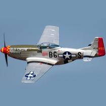 Aviao FW P-51D HP "Old Crow" 1410MM (55") PNP FW30122P