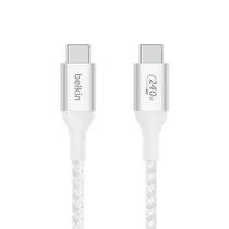 Cabo USB-C Belkin CAB015BT2MWH 240W 2 Metros - Branco
