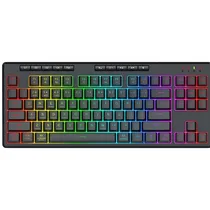Teclado Gaming Sem Fio Redragon Shiva Pro 87 K516RGB-Pro Inglês USB com Backlight RGB - Preto