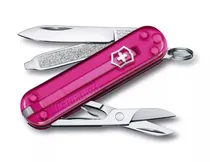 Victorinox Unisex Navaja de Bolsillo Pequeña Acero Inoxidable 58 MM Pink