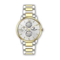 Relogio Analogico Feminino Daniel Klein Exclusive DK.1.12386-5 - Prata e Dourado