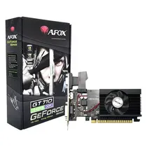 Placa de Video Afox 2GB Nvidia Geforce GT710 GDDR3 AF710-2048D3L5-V3 64BITS 954MHZ HDMI, DVI, VGA(D-Sub)