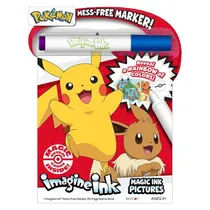 Bendon Pokemon Imagine Ink Pictures Magic Coloring Book 54126