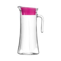 Jarra de Vidrio Lav Truva Con Tapa TRU140 1.4L Transparente - Rosa