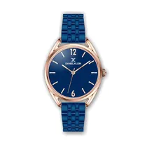 Relógio Analógico Feminino Daniel Klein Premium DK.1.12483-6 - Rosa Ouro e Azul