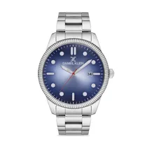 Relógio Analógico Masculino Daniel Klein Premium DK.1.12576-2 - Prata/Azul