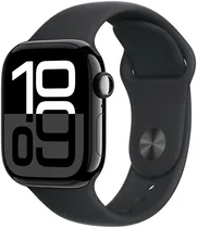 Apple Watch S10 (GPS) Caixa Alumínio Black 42MM Pulseira s/M Sport Black MWWE3LW