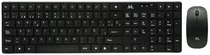Teclado e Mouse Sem Fio Mtek KM-5197B - Preto (Português)